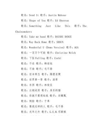 抖音里最火的音乐TOP15（火遍全网的音乐列表，让你脱单也脱颖而出）