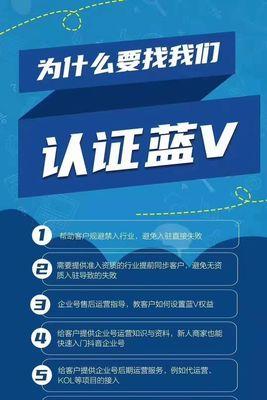 抖音企业号蓝V认证，你真的需要它吗？（蓝V认证对企业号的好处与使用技巧）