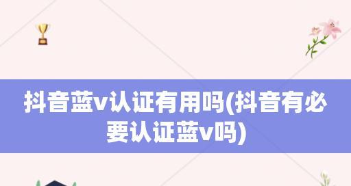 揭秘抖音蓝v认证，如何成为抖音达人（从申请到审核）