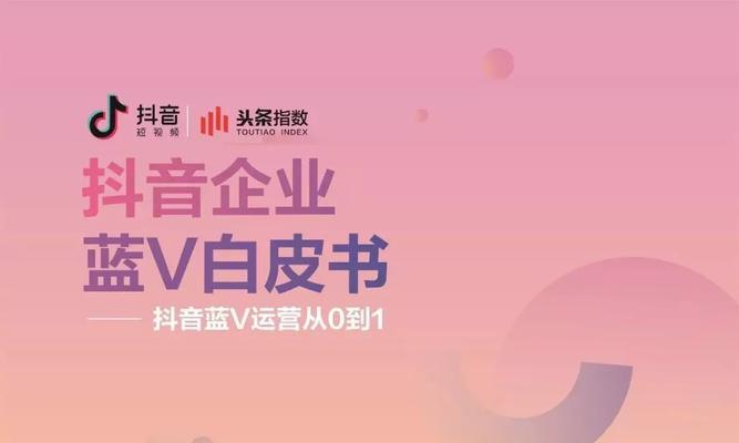 抖音蓝V（抖音蓝V认证的好处及申请流程）