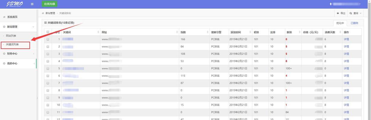 如何查询关键词优化价格？